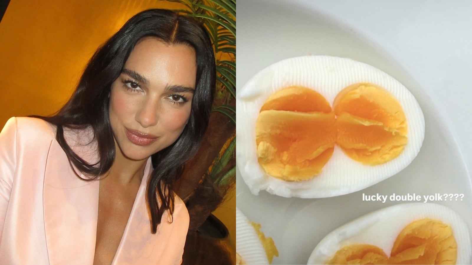 “1 gema pra cada Lipa”, escreveu um internauta nas redes sociais Montagem - Reprodução/Instagram/@dualipa