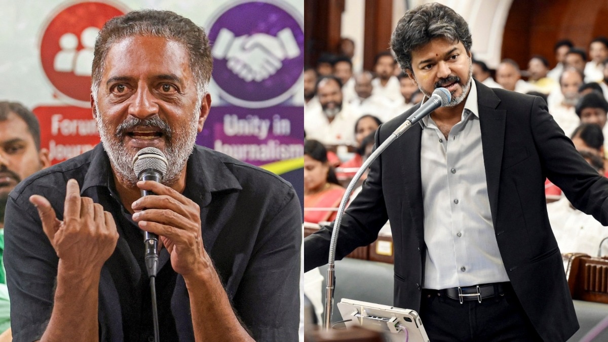 Dê-lhe um ano: Prakash Raj reage à governança de Vijay e ao encontro com Ajith