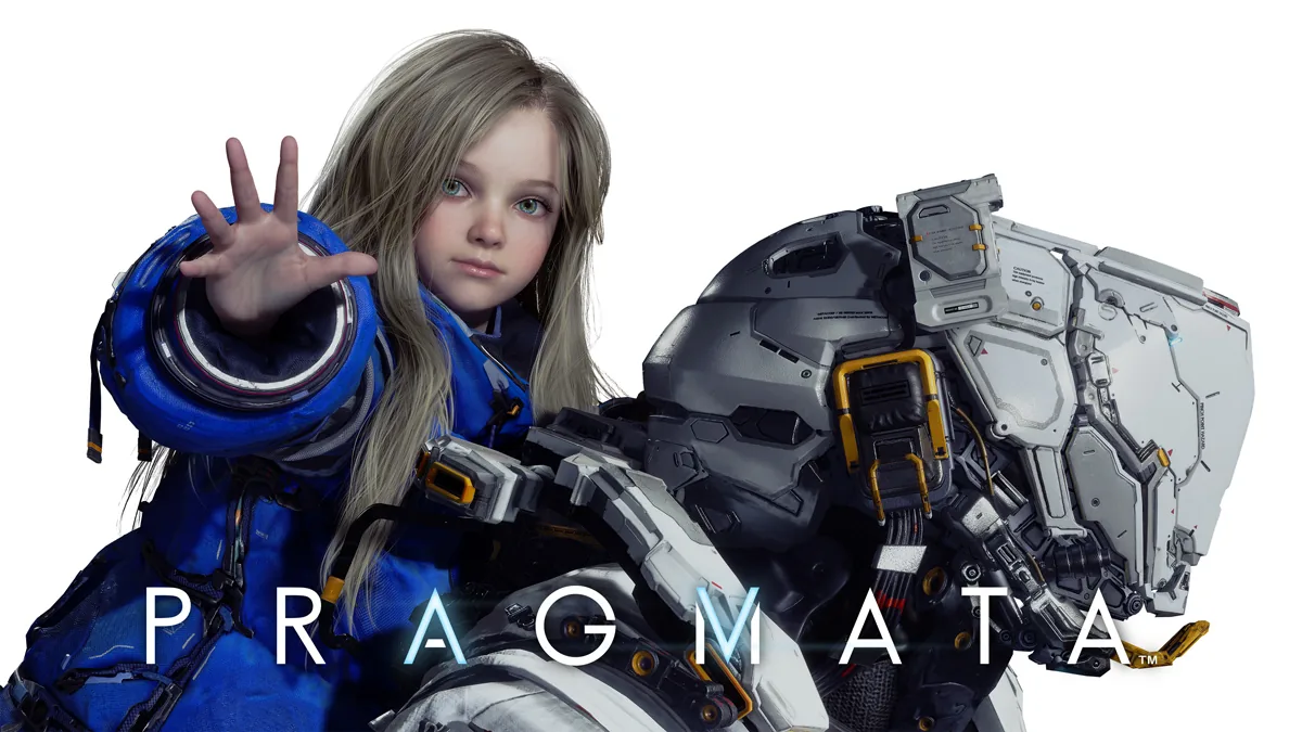 Pragmata key art from Capcom, one of the two games featured in the Capcom TRYX AIO coolers collaboration