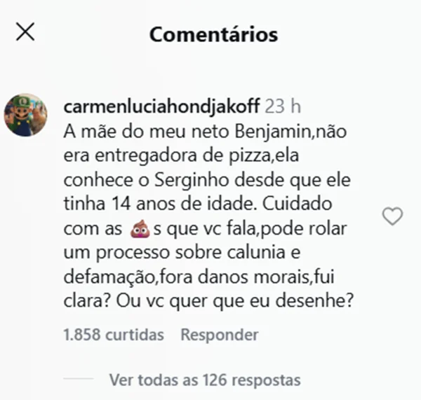 Mãe de Sérgio Hondjakoff se irrita e ameaça Gui Santana após polêmica