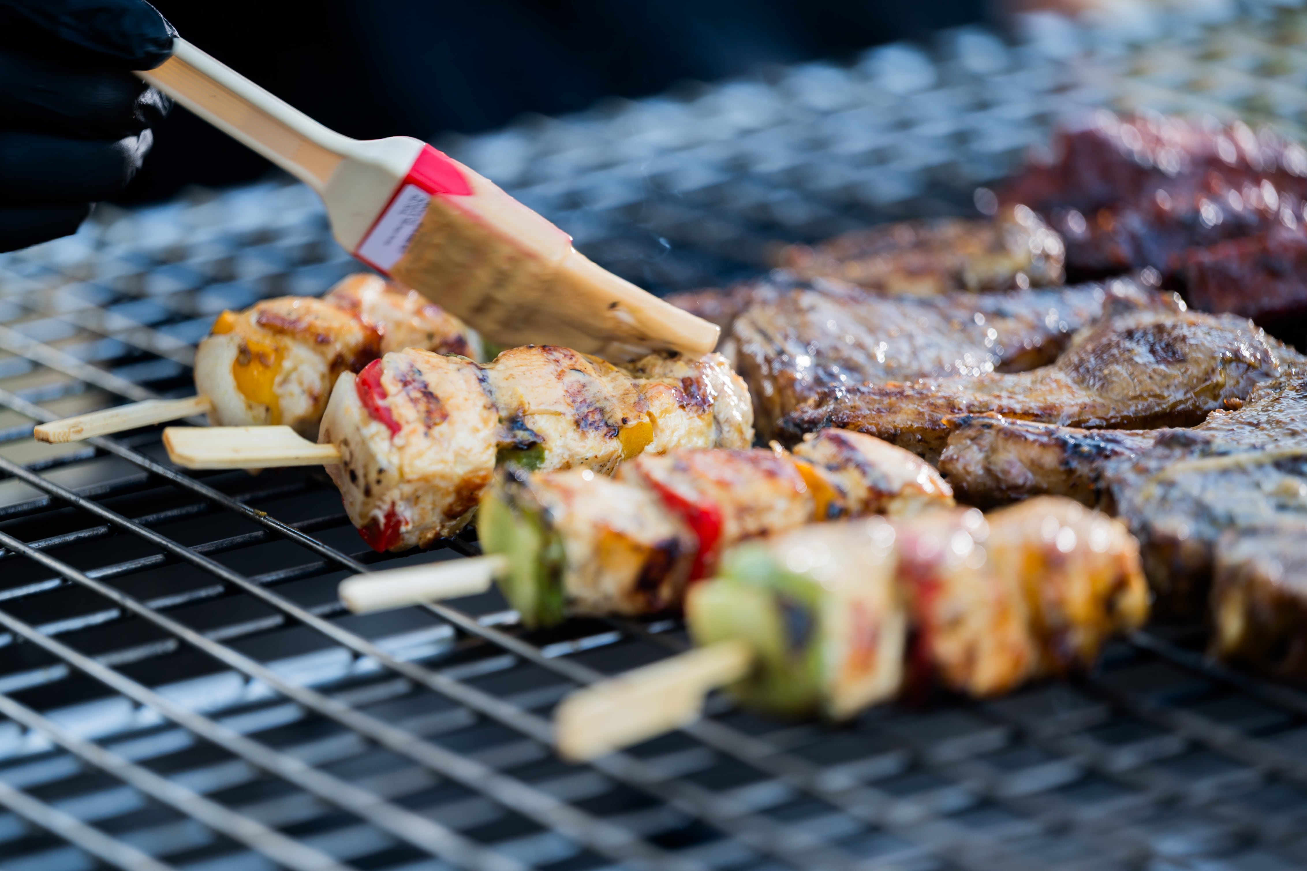 On the grill. (CHRIS ALLAN)