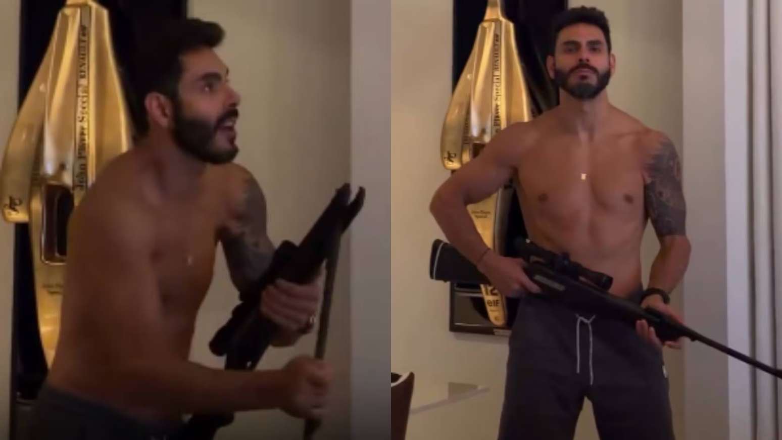 M&eacute;todo pouco convencional de Rodolffo matar insetos divertiu os internautas