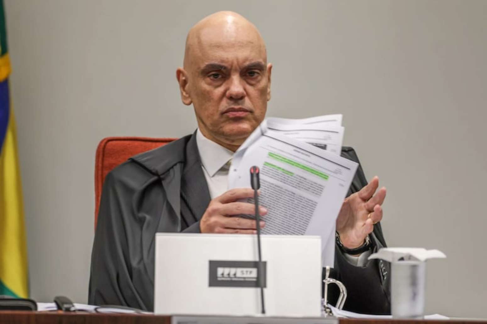 Pela tradi&ccedil;&atilde;o, o ministro Alexandre de Moraes &eacute; o pr&oacute;ximo na lista para assumir a Presid&ecirc;ncia do Supremo Tribunal Federal (STF)