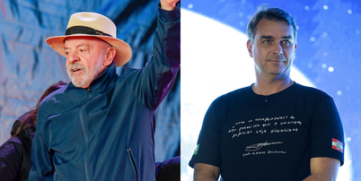 Pesquisa Quaest: Lula tem 37% das inten&ccedil;&otilde;es de voto no 1&ordm; turno, Fl&aacute;vio Bolsonaro, 33% Foto: PETRA MAFALDA/MAFALDA PRESS/ESTAD&Atilde;O CONTE&Uacute;DO e ISABELA DA SILVA/PERA PHOTO PRESS/ESTAD&Atilde;O CONTE&Uacute;DO