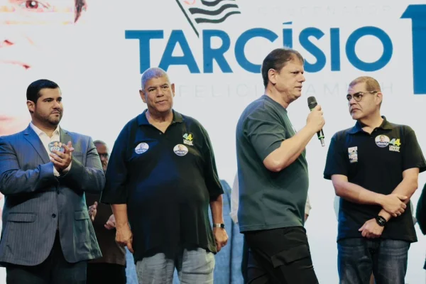 Há 18 dias Tarcísio agradeceu Milton Leite, alvo do MPSP: “Parceria enorme” - destaque galeria